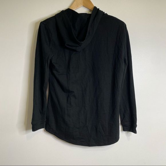 Hanes Women's Jersey Full Zip Hoodie black S NWOT - Picture 6 of 8